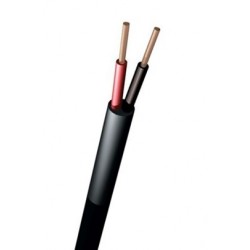 Cable Manguera Negra 2x0,50mm Rojo-Negro, Venta por metros